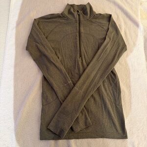 lululemon athletica Forest Green Quarter  Zip